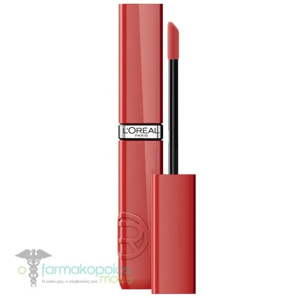 L'Oreal Paris Infaillible Le Laque Resistance Liquid Lipstick Υγρό Κραγιόν, 4,3ml - 635 Worth It Medium