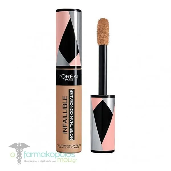 L'oreal Paris Infaillible More Than Concealer για Ιδανική Κάλυψη με Φυσικό, Ματ Αποτέλεσμα για Μάτια και Πρόσωπο, 11ml - No.331 Latte