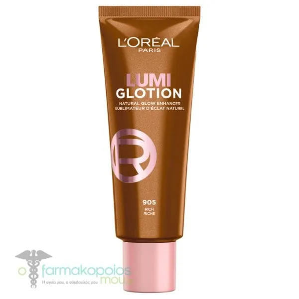 L'Oreal Paris Lumi Glotion Natural Glow Enhancer Υγρό Highlighter Πολλαπλών Χρήσεων, 40ml - 905 Very Deep Glow