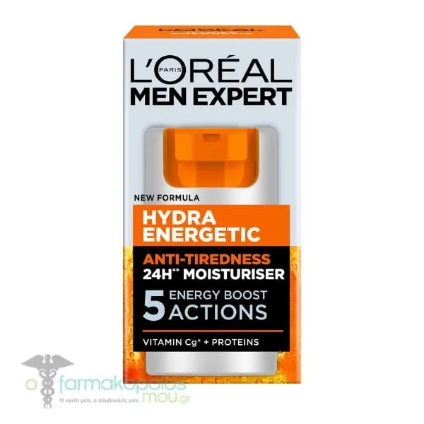 L'Oreal Paris Men Expert Hydra Energetic Anti-Tiredeness 24h Moisturiser, 50ml