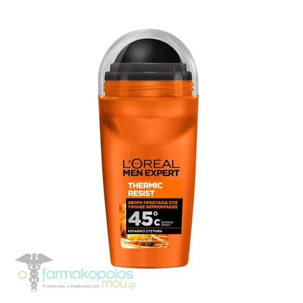 L'Oreal Paris Men Expert Thermic Resist Roll-On Deodorant, 50ml
