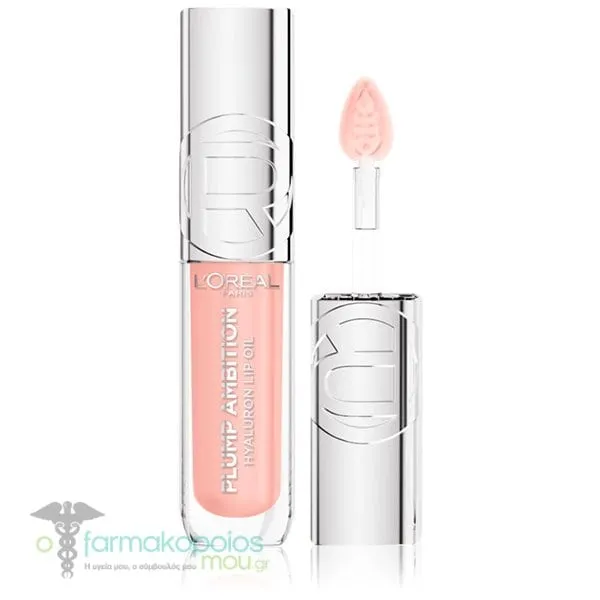 L'Oreal Paris Plump Ambition Hyaluron Lip Oil, 5ml - 201 Milky Nu