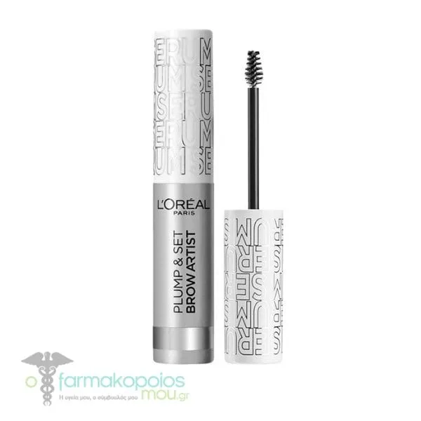 L'Oreal Paris Plump & Set Brow Artist Mascara, 5ml - 00 Clear