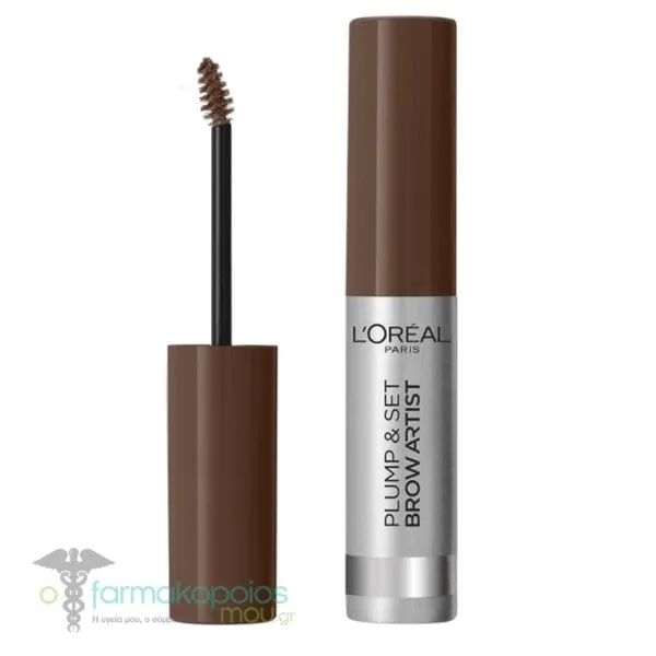 L'Oreal Paris Plump & Set Brow Artist Mascara, 5ml - 5.0 Light Brunette
