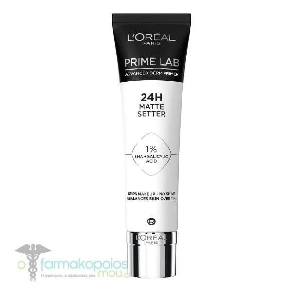 L'Oreal Paris Prime Lab 24H Lab Matte Setter Primer, 30ml