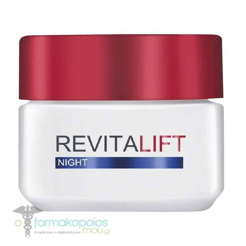 L'oreal Paris Revitalift Classic Anti-Wrinkle + Firming Night Cream, Αντιρυτιδική & Συσφικτική Κρέμα Νύχτας, 50ml