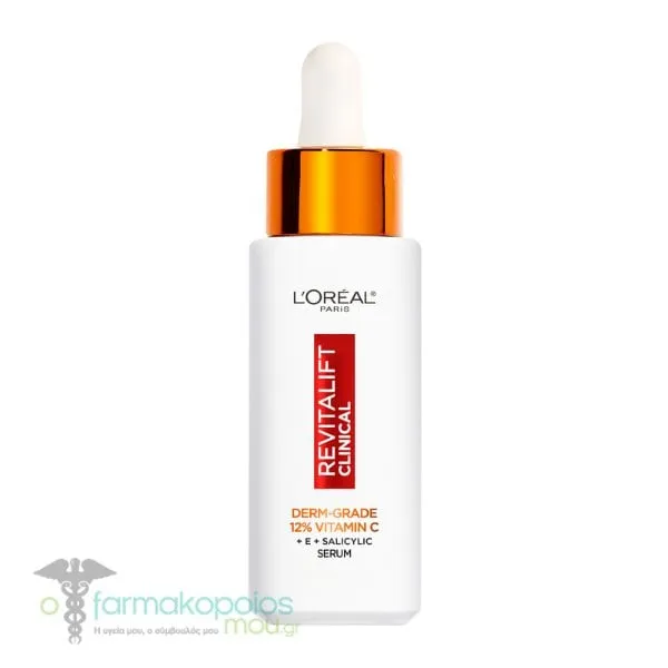 L'Oreal Paris Revitalift Clinical 12% Vit C Face Brightening Serum, 30ml