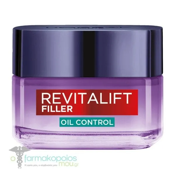 L'Oreal Paris Revitalift Filler Gel Face Cream for Oily Skin, 50ml
