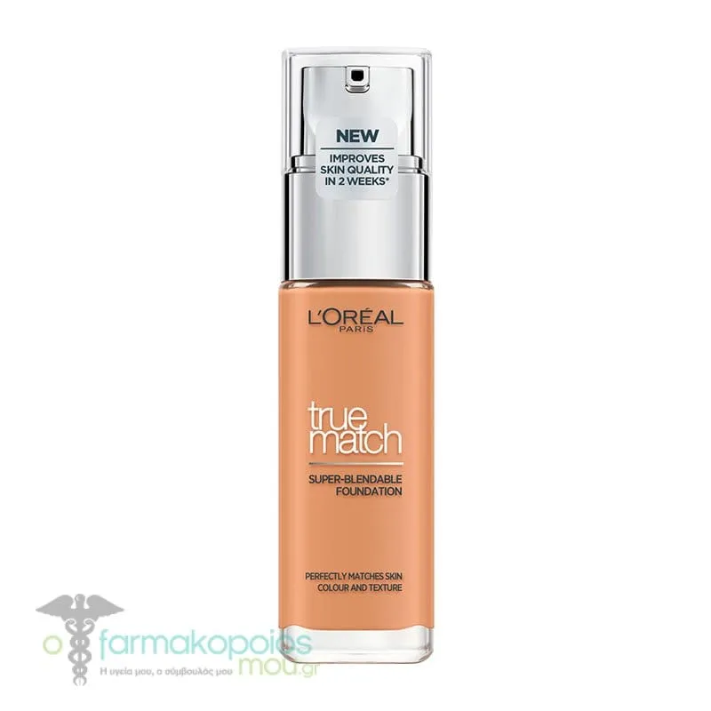 L'Oreal Paris True Match Super-Blendable Foundation, 30ml - 7D7W AMBRE DORE