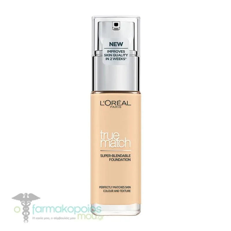 L'Oreal Paris True Match Super-Blendable Foundation, 30ml - 1D1W GOLDEN IVORY / IV DORE