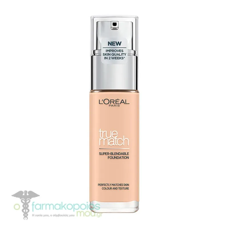 L'Oreal Paris True Match Super-Blendable Foundation, 30ml - 1N IVORY
