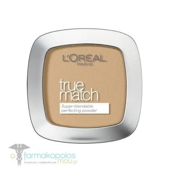 L'Oreal Paris True Match Powder, 9gr - 3D3W GOLDEN BEIGE / BEIGE DORE