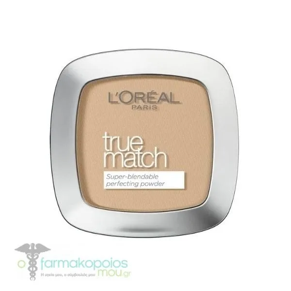 L'Oreal Paris True Match Powder, 9gr - 5D5W GOLDEN SAND / SABLE DORE