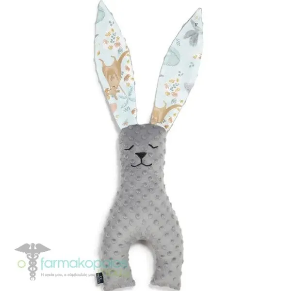 La Μillou Small Bunny Μinky Bunny Cuddly Toy Dundee & Friends Blue Grey, 1pc