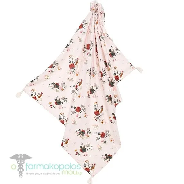 La Μillou Swaddle Mirella Μουσελίνα Bamboo 100x120cm, 1τεμ