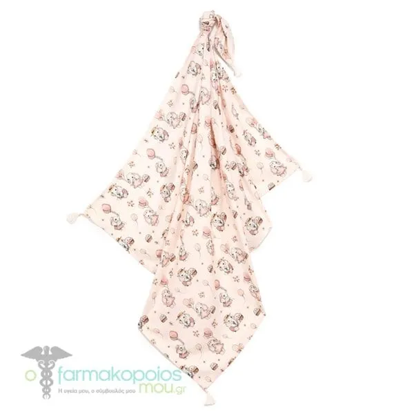 La Μillou Swaddle Rossie Μουσελίνα Bamboo 100x120cm, 1τεμ