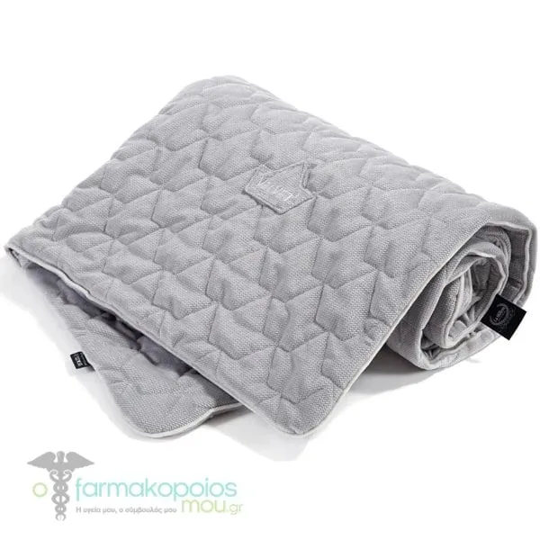 La Μillou Velvet Dark Grey Baby Blanket (100x80cm), 1pcs