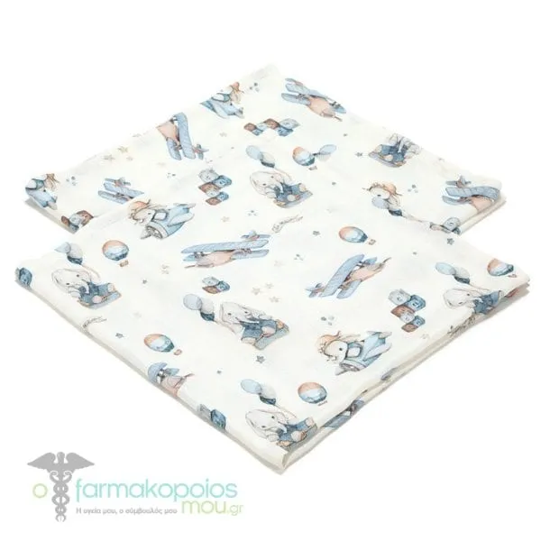 La Millou Bamboo Simbo Μικρές Μουσελίνες 70x70cm, 1σετ