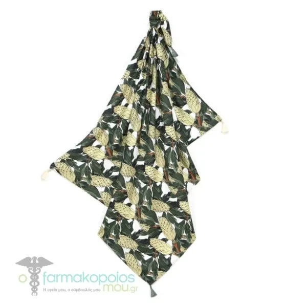 La Millou Bamboo Swaddle Milano Magnolies (100x120cm), 1pc