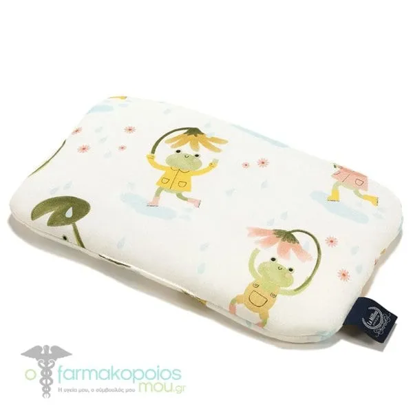 La Millou Bebe Bamboo Frogs Baby Pillow (20x30cm), 1pcs