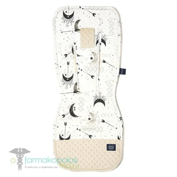 La Millou Stroller Seat Liner Multi Bright Luna-Sand 3-Point Stroller Protector, 1pc