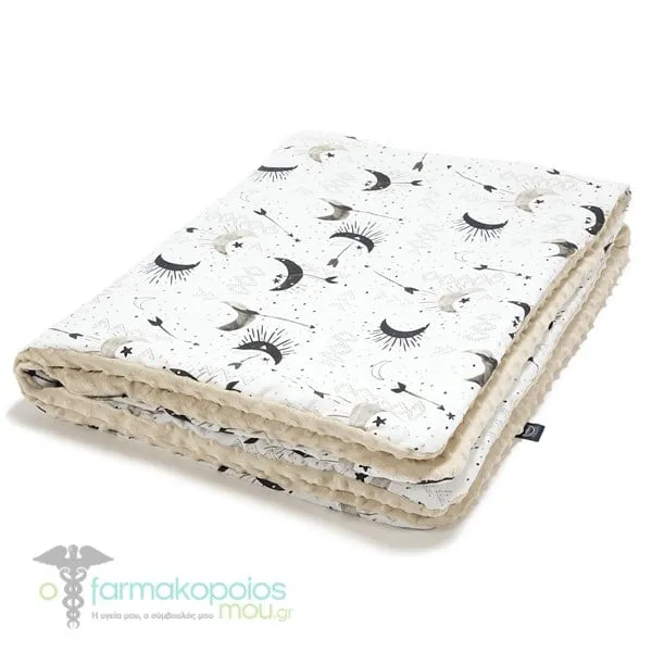 La Millou Minky Warm Blanket Bright Luna Sand Medium (100cm x 80cm), 1pc
