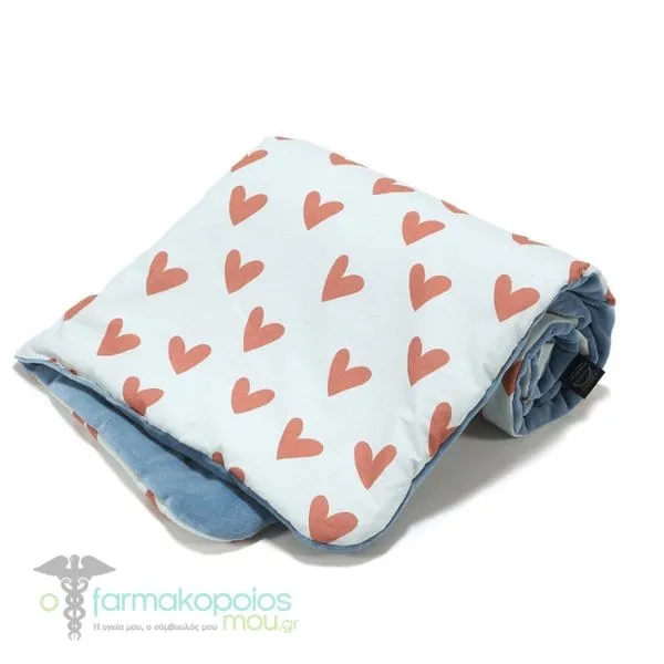 La Millou Cotto Warm Blanket Heartbeat Blue (110x140cm), 1pc