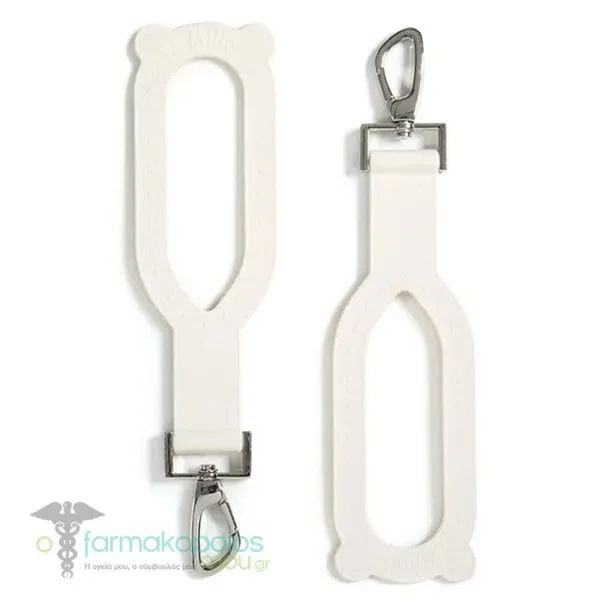 La Millou Stroller Hangers White - Silver, 1set