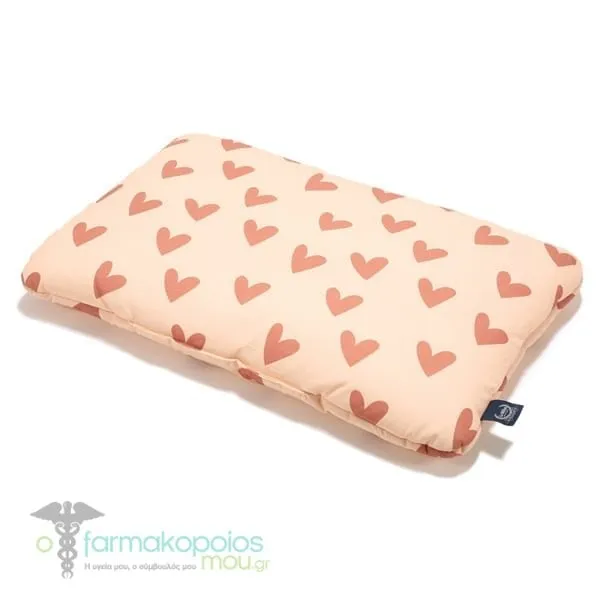 La Millou Sleeping Pillow Cotton Heartbeat Pink (40x60cm), 1pc