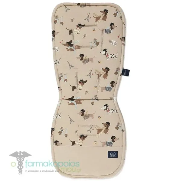 La Millou Jersey Stroller Pierre the Dog Stroller Protector 5 Points, 1pc