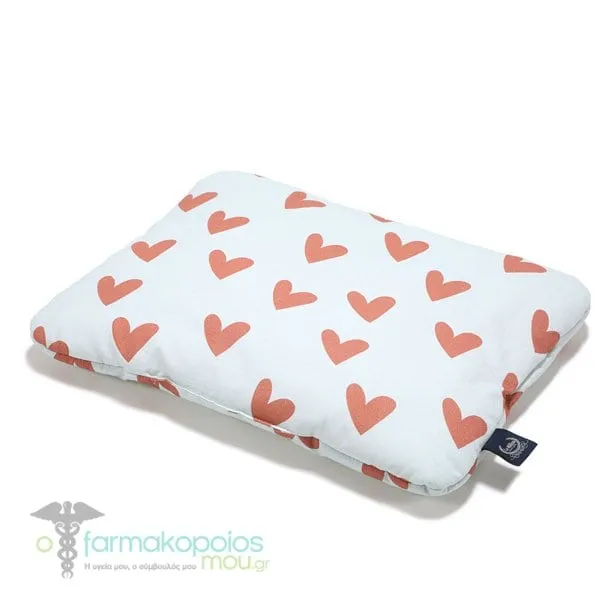 La Millou Sleeping Pillow Cotton Heartbeat Blue (35x45cm), 1pc
