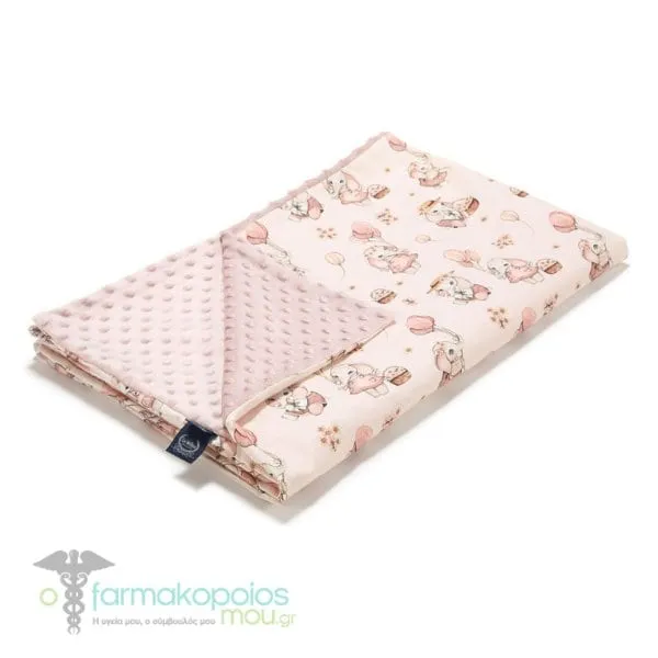 La Millou Minky Light Blanket Rossie - Smoke Rose (100x80cm), 1pc