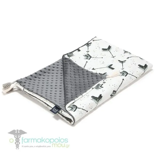 La Millou Minky Light Blanket Royal Arrows - Grey (110x140cm), 1pc