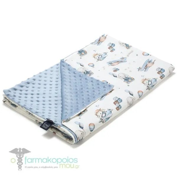 La Millou Minky Light Blanket Simbo - Wind Blue (100x80cm), 1pc