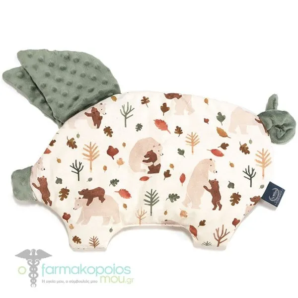La Millou Sleepy Pig Pillow Hug Me Khaki, 1pc