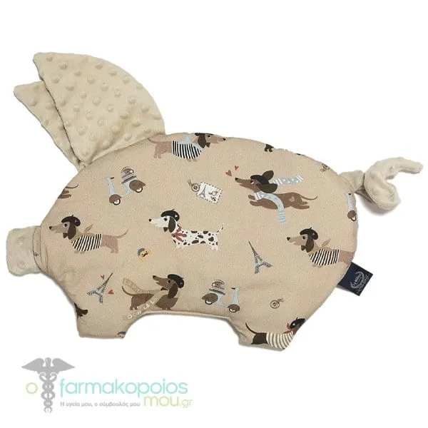 La Millou Sleepy Pig Pierre the Dog Sand Baby Pillow (35x40cm), 1pcs