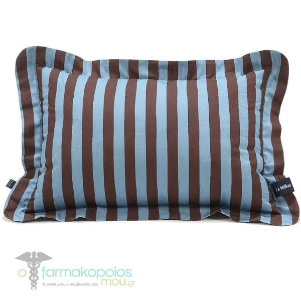 La Millou Stripes Blue Μεγάλο Παιδικό Μαξιλάρι (50x70cm), 1τεμ