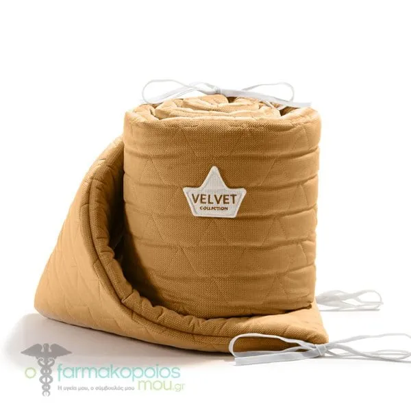 La Millou Velvet Toffi Bed Bumper, 1pc