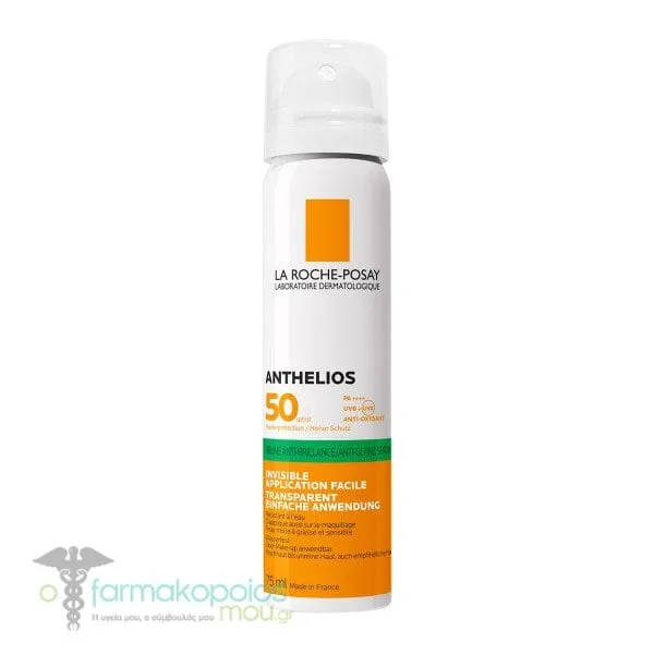La Roche-Posay Anthelios Anti-Shine Invisible Face Mist SPF50+, 75ml