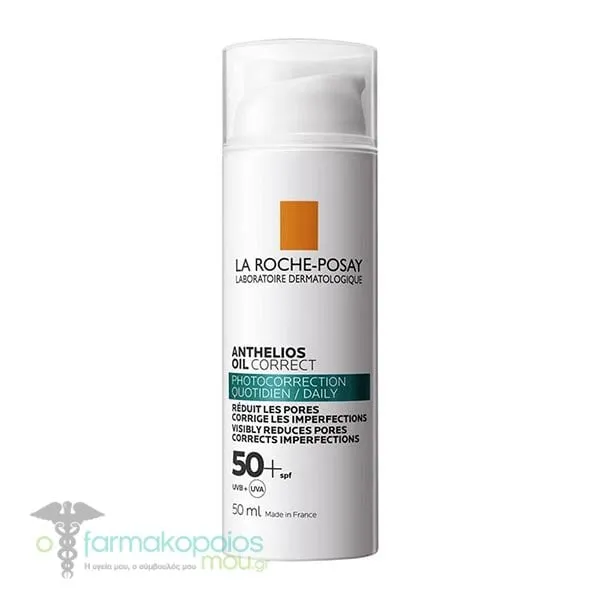 La Roche-Posay Anthelios Oil Correct Photocorrection Daily Gel-Cream SPF50+, 50ml