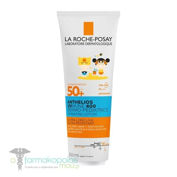 La Roche-Posay Anthelios Uvmune 400 Dermo-Pediatrics Hydrating Lotion SPF50+, 250ml