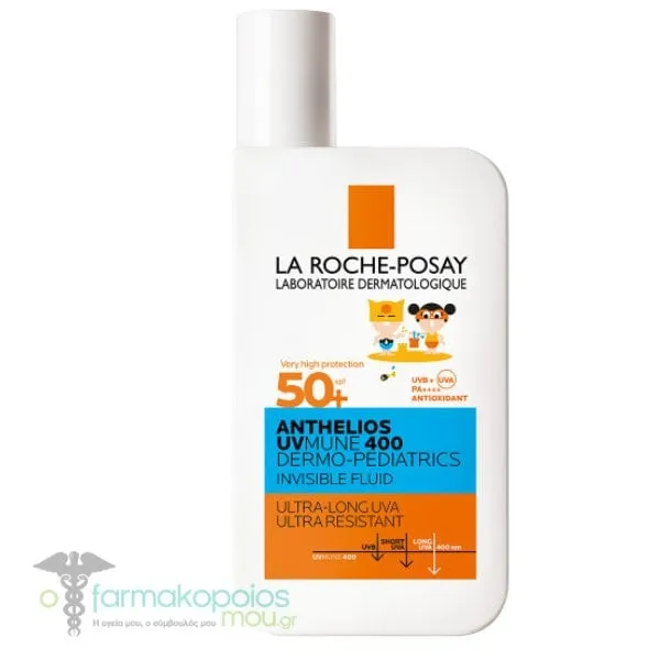 La Roche-Posay Anthelios UVMUNE 400 Dermo-Pediatrics Invisible Fluid SPF50+, 50ml