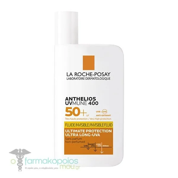 La Roche-Posay Anthelios Uvmune 400 Invisible Fluid SPF50+ Non-Perfumed, 50ml