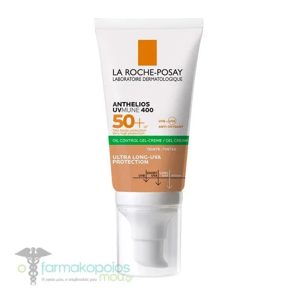 La Roche-Posay Anthelios UVMUNE 400 Oil Control Gel-Cream Tinted SPF50+, 50ml