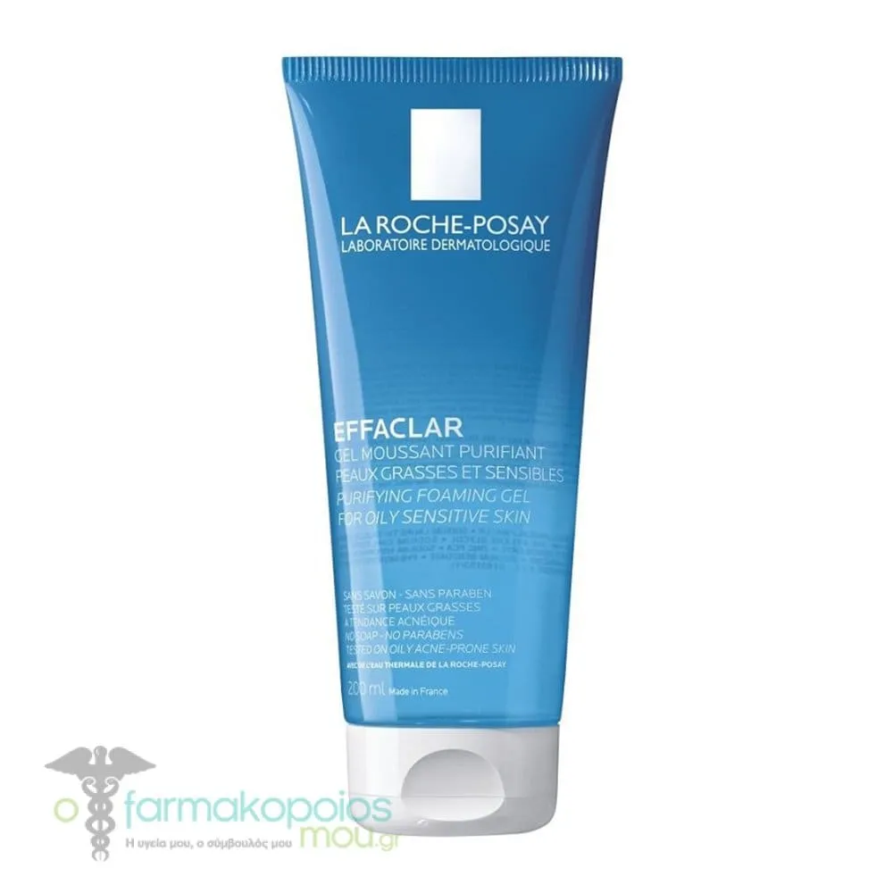 La Roche-Posay Effaclar Purifying Foaming Gel for Oily Sensitive Skin, 200ml