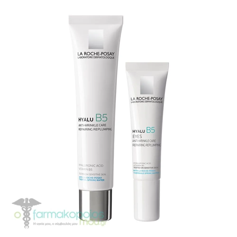 La Roche-Posay Promo Pack with Hyalu B5 Cream, 40ml & Hyalu B5 Eyes, 15ml