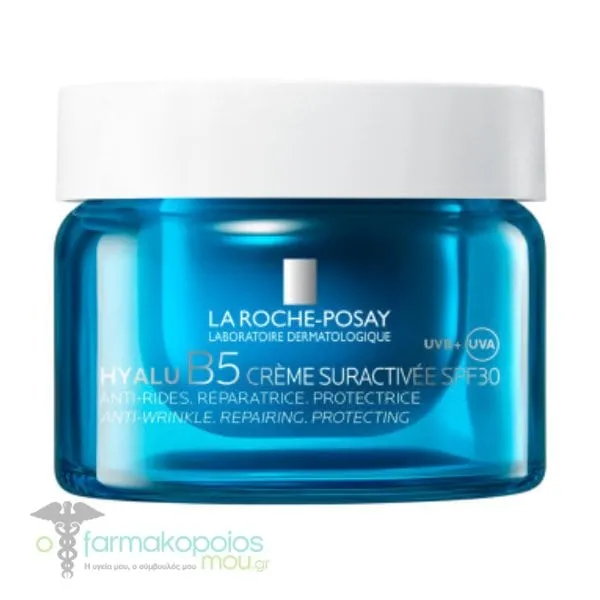 La Roche Posay Hyalu B5 Suractivated Cream SPF30 Αντιρυτιδική Κρέμα για Άμεση Σύσφιξη, Λείανση & Επανόρθωση, 50ml
