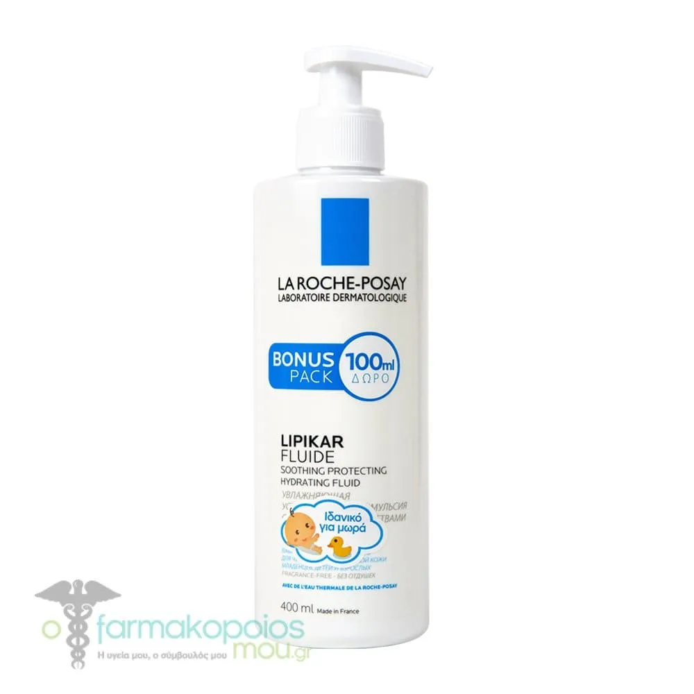 La Roche-Posay Lipikar Fluide Soothing Protecting Hydrating Fluid, 400ml