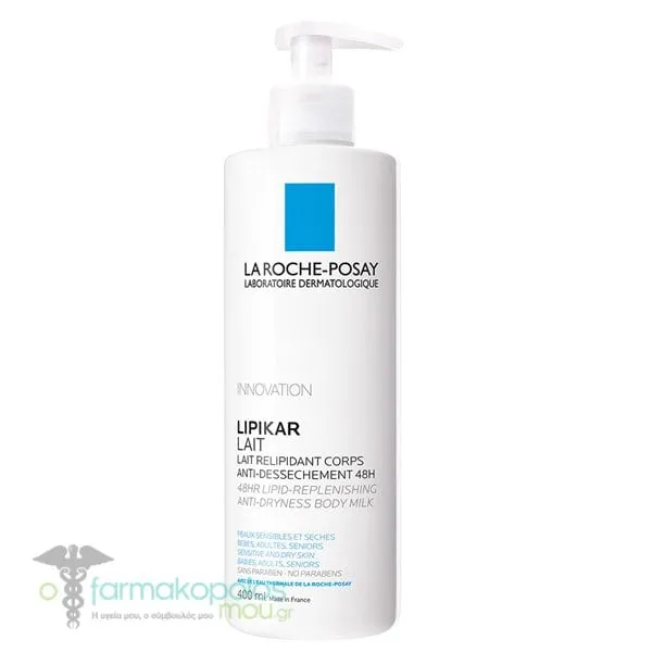 La Roche-Posay Lipikar Lait 48H Lipid-Replenishing Anti-Dryness Body Milk, 400ml