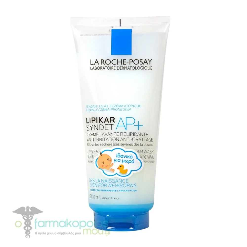 La Roche-Posay Lipikar Syndet AP+ Lipid-Replenishing Cream Wash, 200ml